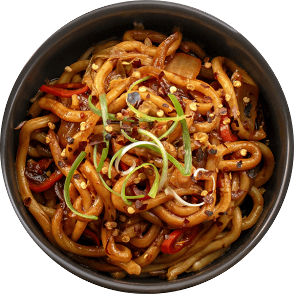Hot & Spicy Kimchi Udon Noodles
