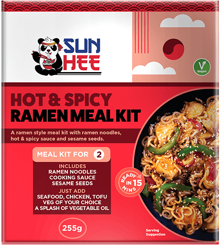 Sun Hee Hot & Spicy Ramen Meal Kit (for 2)
